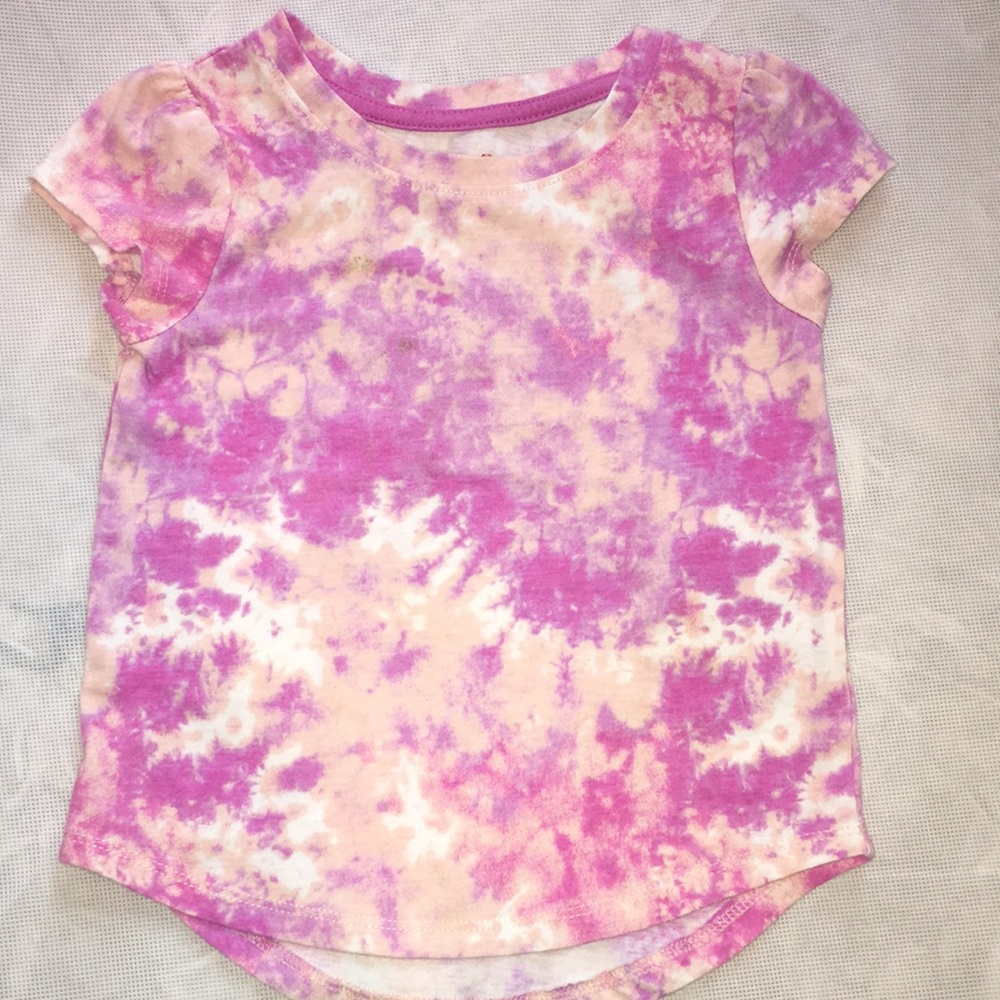 Cat & Jack Girls Tie-Dye Top